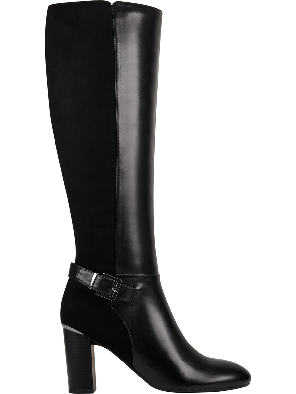 Bandolino Women's Bilya Zipper Knee High Riding Boots Black Size 7.5 M