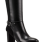 Bandolino Women's Bilya Zipper Knee High Riding Boots Black Size 7.5 M