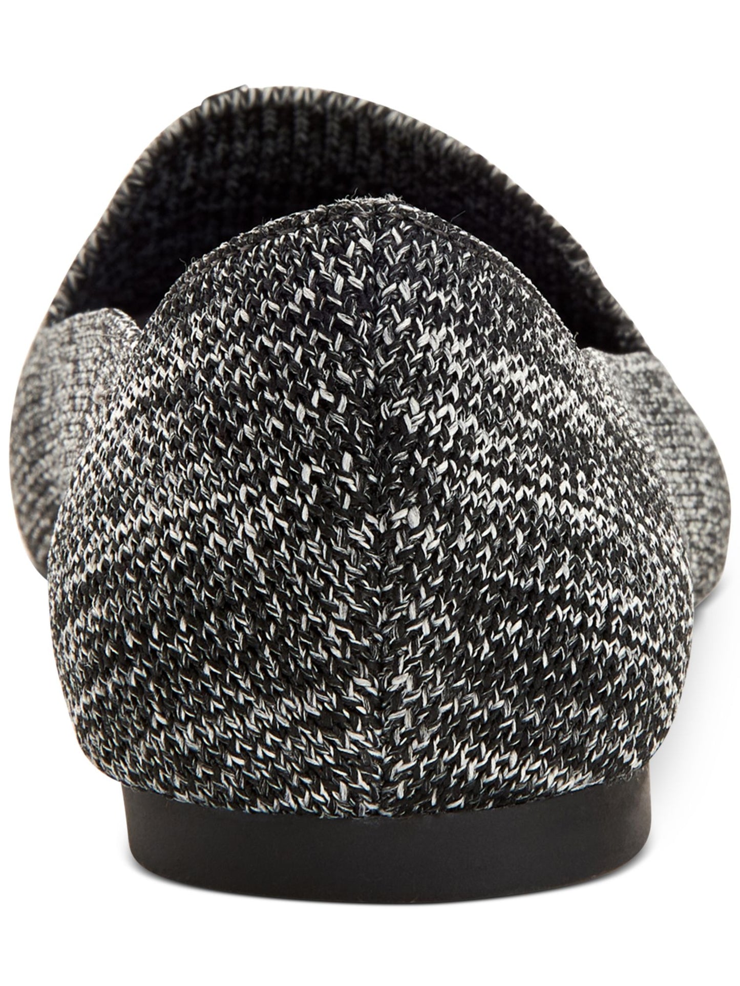 Alfani Women's Gingham Knit Cushioned Rorrii Round Toe Slip on Loafers Gray  Size 9.5 M