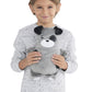 Cubcoats Boys Pimm The Puppy 2 in 1 Transforming Down Vest Hoodie & Soft Plushie Grey