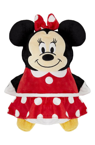 Cubcoats Transforming 2 in 1 Toddler Unisex Disney Minnie Mouse 2-in-1 Stuffed Animal Hoodie Red