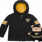 Cubcoats Transforming 2-in-1 Unisex Preschool Black Pittsburgh Penguins Full-Zip Hoodie & Soft Plushie Black