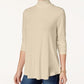 JM Collection Women's Turtleneck Top Brown Size Small