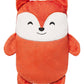 Cubcoats Kid's Toddler Flynn the Fox 2-in-1 Stuffed Animal T-Shirt Orange