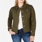 Charter Club Women's Denim Jacket Olive Size Petite S/M