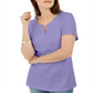 Karen Scott Women's Woven Split Neck Top Purple Size S