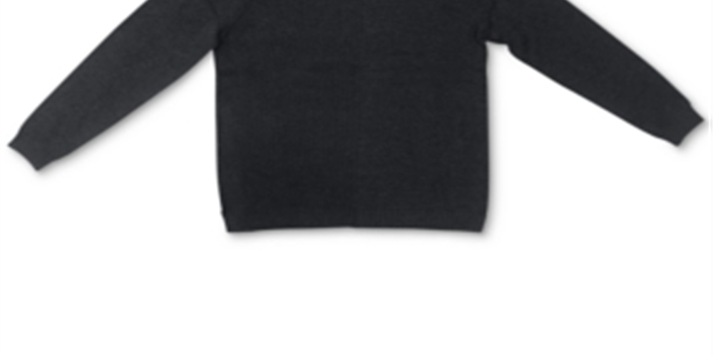 Karen Scott Women's Cotton Ribbed Sweater Black Size Small