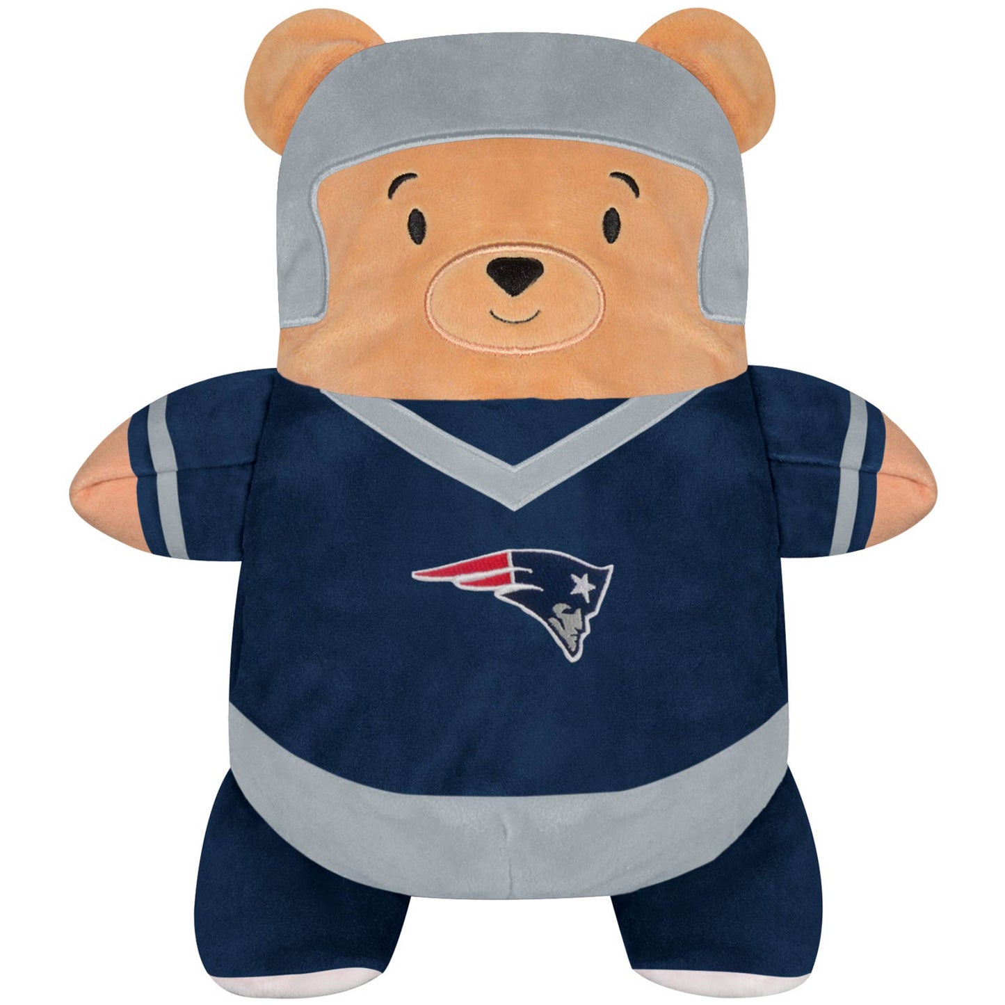 Cubcoats Boy's Toddler England Patriots 2-in-1 Transforming Full-Zip Hoodie & Soft Plushie Navy Size 2T