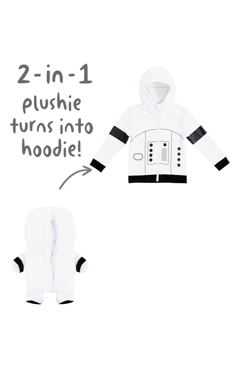 Cubcoats Kid's Toddler Cubcoats X Star Wars Storm Trooper 2-in-1 Plush Toy Hoodie White