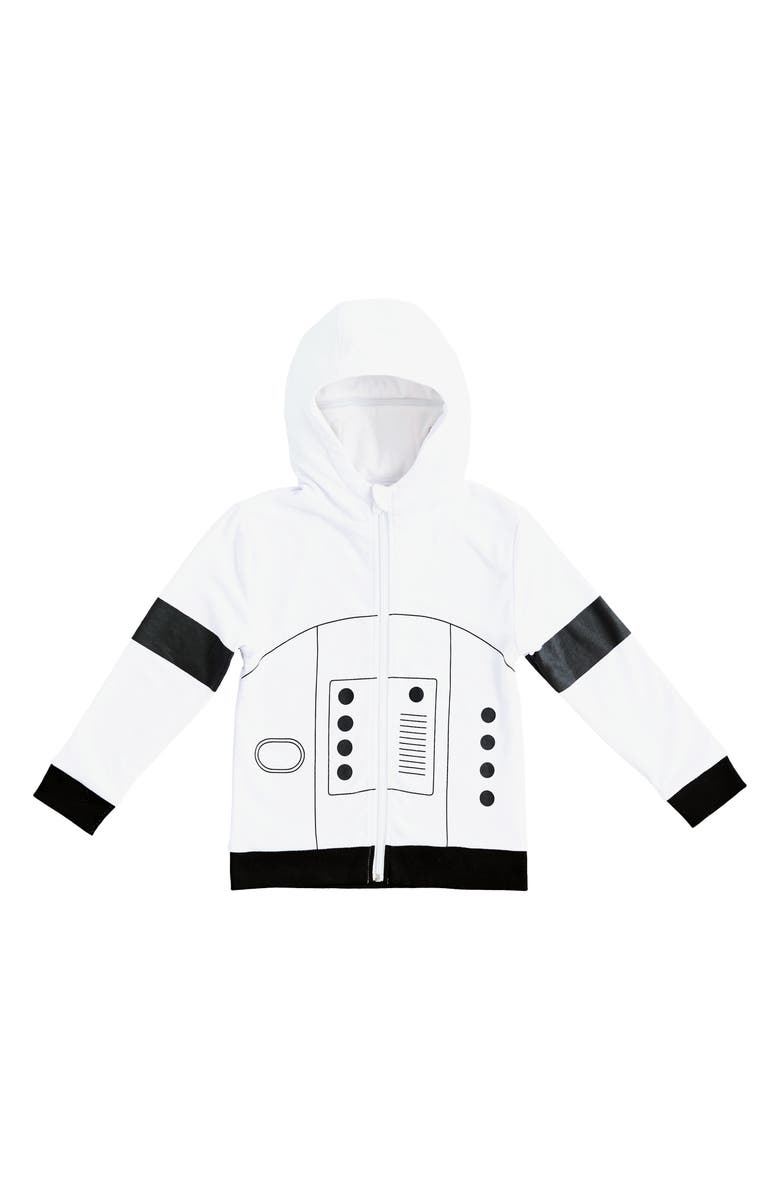 Cubcoats Kid's Toddler Cubcoats X Star Wars Storm Trooper 2-in-1 Plush Toy Hoodie White