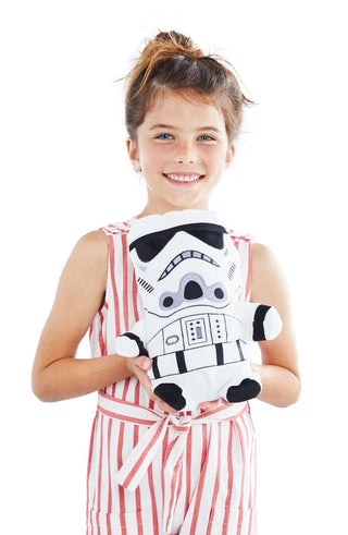 Cubcoats Kid's Toddler Cubcoats X Star Wars Storm Trooper 2-in-1 Plush Toy Hoodie White