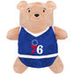 Cubcoats Transforming 2-in-1 Unisex Preschool 76ers Full-Zip Hoodie & Soft Plushie Blue