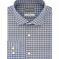 Micheal Kors Men's Slim Fit Airsoft Stretch Performance Check Dress Shirt Blue Size 16.5X34X35