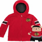 Cubcoats Transforming 2-in-1 Toddler Unisex Preschool Red Chicago Blackhawks Full-Zip Hoodie & Soft Plushie Red