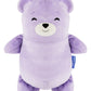 Cubcoats Toddler  Big Girl's Bori the Bear 2 in 1 Stuffed Animal Hoodie Purple