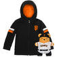 Cubcoats Boy's Preschool San Francisco Giants 2-in-1 Transforming Full-Zip Hoodie & Soft Plushie Black