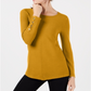Alfani Women's Snap Detail Pullover Sweater Yellow Size Medium