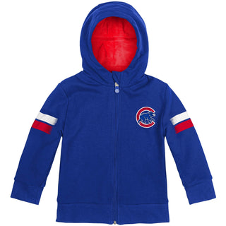 Cubcoats Boy's Toddler Chicago Cubs 2-in-1 Transforming Full-Zip Hoodie & Soft Plushie Royal