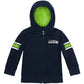 Cubcoats Boy's Toddler Seattle Seahawks 2-in-1 Transforming Full-Zip Hoodie & Soft Plushie Blue Size 3T