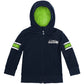 Cubcoats Boy's Toddler Seattle Seahawks 2-in-1 Transforming Full-Zip Hoodie & Soft Plushie Blue