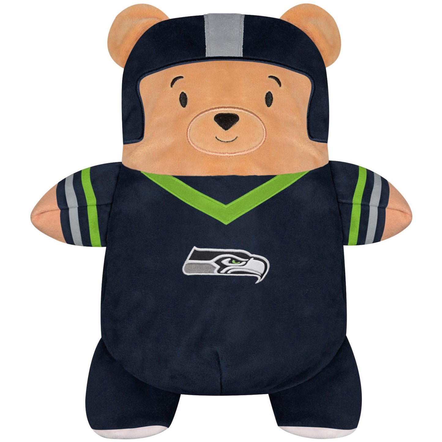 Cubcoats Boy's Toddler Seattle Seahawks 2-in-1 Transforming Full-Zip Hoodie & Soft Plushie Blue