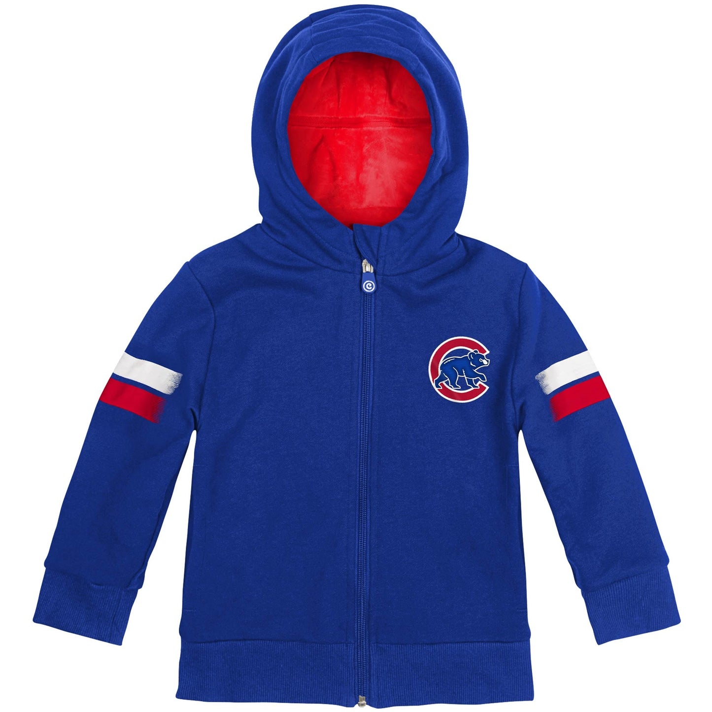 Cubcoats Boy's Toddler Chicago Cubs 2-in-1 Transforming Full-Zip Hoodie & Soft Plushie Royal