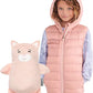 Cubcoats Kali The Kitty 2 in 1 Transforming Down Vest Hoodie & Soft Plushie Pink