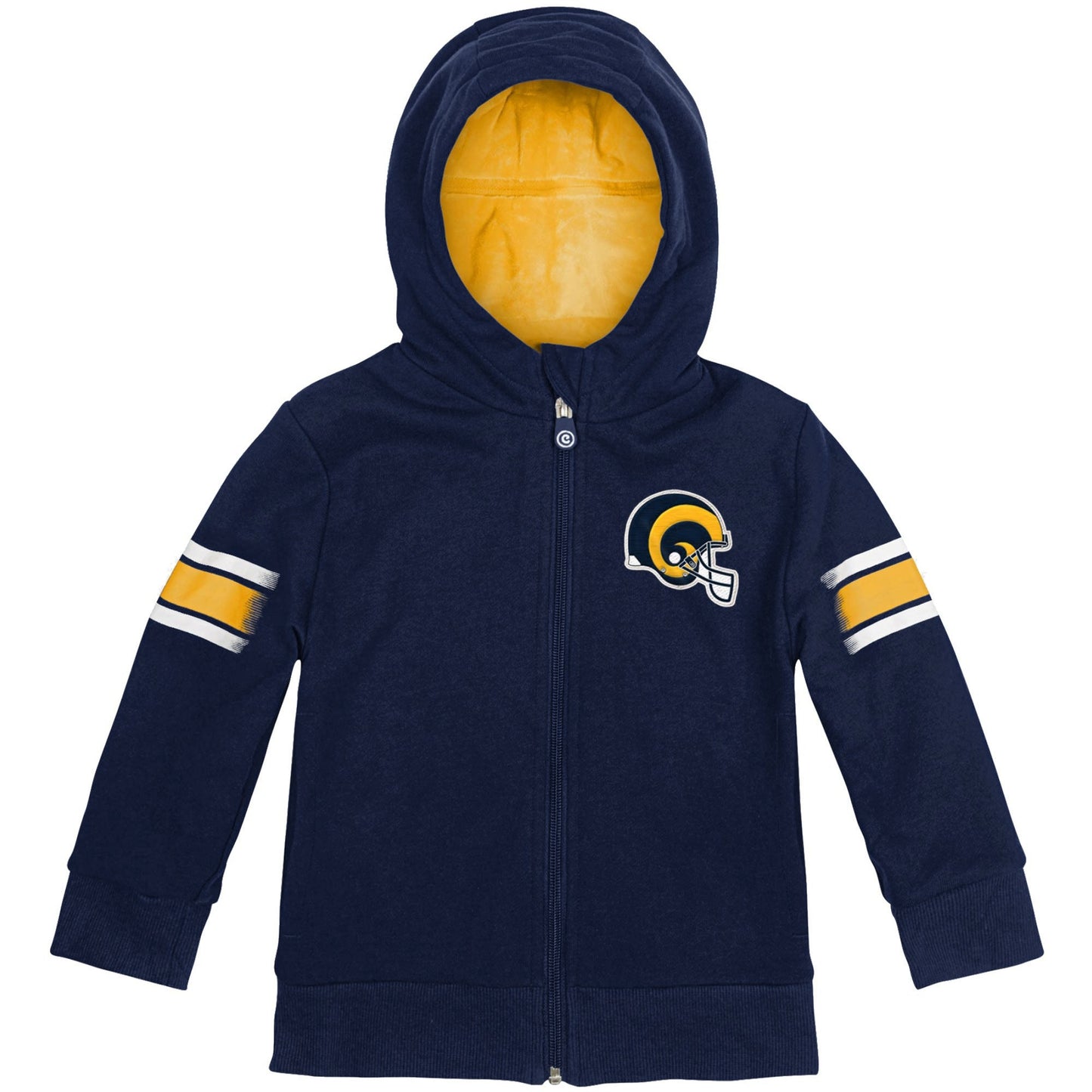 Cubcoats Boy's Toddler Los Angeles Rams 2-in-1 Transforming Full-Zip Hoodie & Soft Plushie Royal