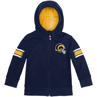 Cubcoats Boy's Toddler Los Angeles Rams 2-in-1 Transforming Full-Zip Hoodie & Soft Plushie Royal