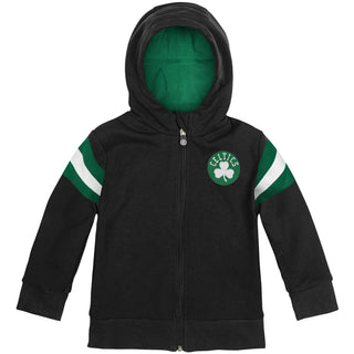 Cubcoats Boy's Boston Celtics Preschool 2-in-1 Transforming Full-Zip Hoodie & Soft Plushie Black