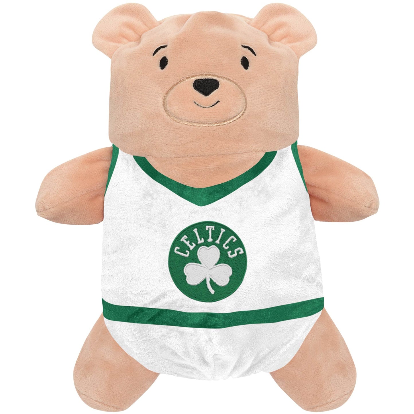 Cubcoats Boy's Boston Celtics Preschool 2-in-1 Transforming Full-Zip Hoodie & Soft Plushie Black