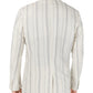 INC International Concepts Men's Striped Business Two Button Blazer Brown Size XXX-Large