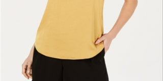 Bar III Women's Camisole Top Yellow Size XX-Small