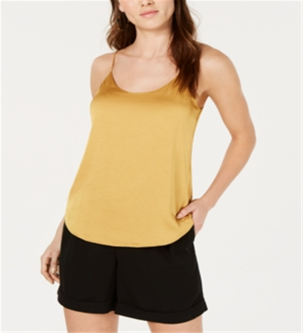 Bar III Women's Camisole Top Yellow Size X-Small