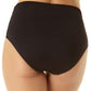 Anne Cole Women's High Waist Shirred Bottoms Black Size Large