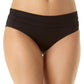 Anne Cole Women's High Waist Shirred Bottoms Black Size Large