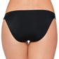Salt + Cove Junior's Solid Side-Tab Hipster Bikini Bottoms Swimsuit Black
