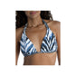 La Blanca Women's Animals Instinct Reversible Halter Bra Top Blue Size 12