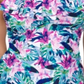 Island Escape Women's Printed Tankini Swim Top White