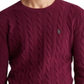 Polo Ralph Lauren Men's Wool Cashmere Cable Knit Sweater Red Size 2XB