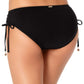 Anne Cole Women's Noire Side Tie Bikini Bottoms Black Size Large