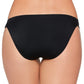 Salt + Cove Junior's Solid Side-Tab Hipster Bikini Bottoms Swimsuit Black