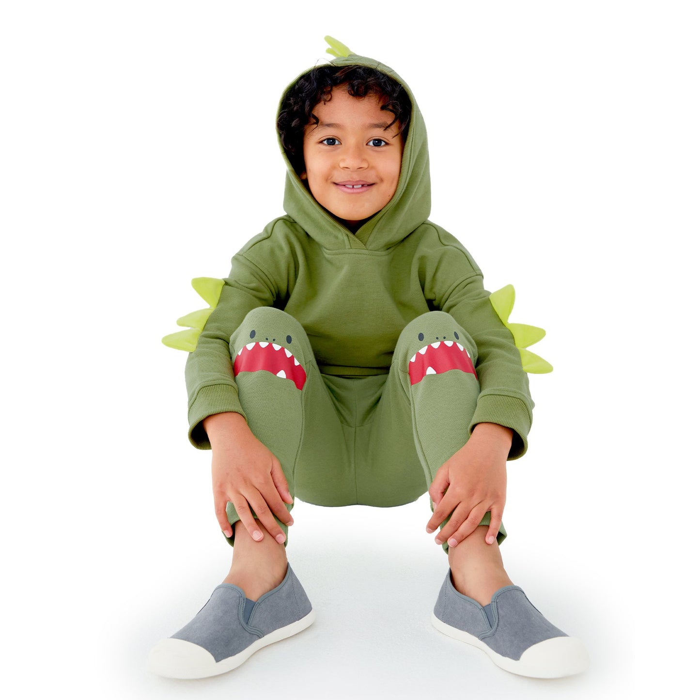 Cubcoats Big Boy's Dayo the Dinosaur Joggers Green