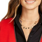 Charter Club Women's Color Block Long Sleeve Open Cardigan T-Shirt Sweater Red Size Petite Small