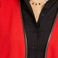 Charter Club Women's Color Block Long Sleeve Open Cardigan T-Shirt Sweater Red Size Petite Small