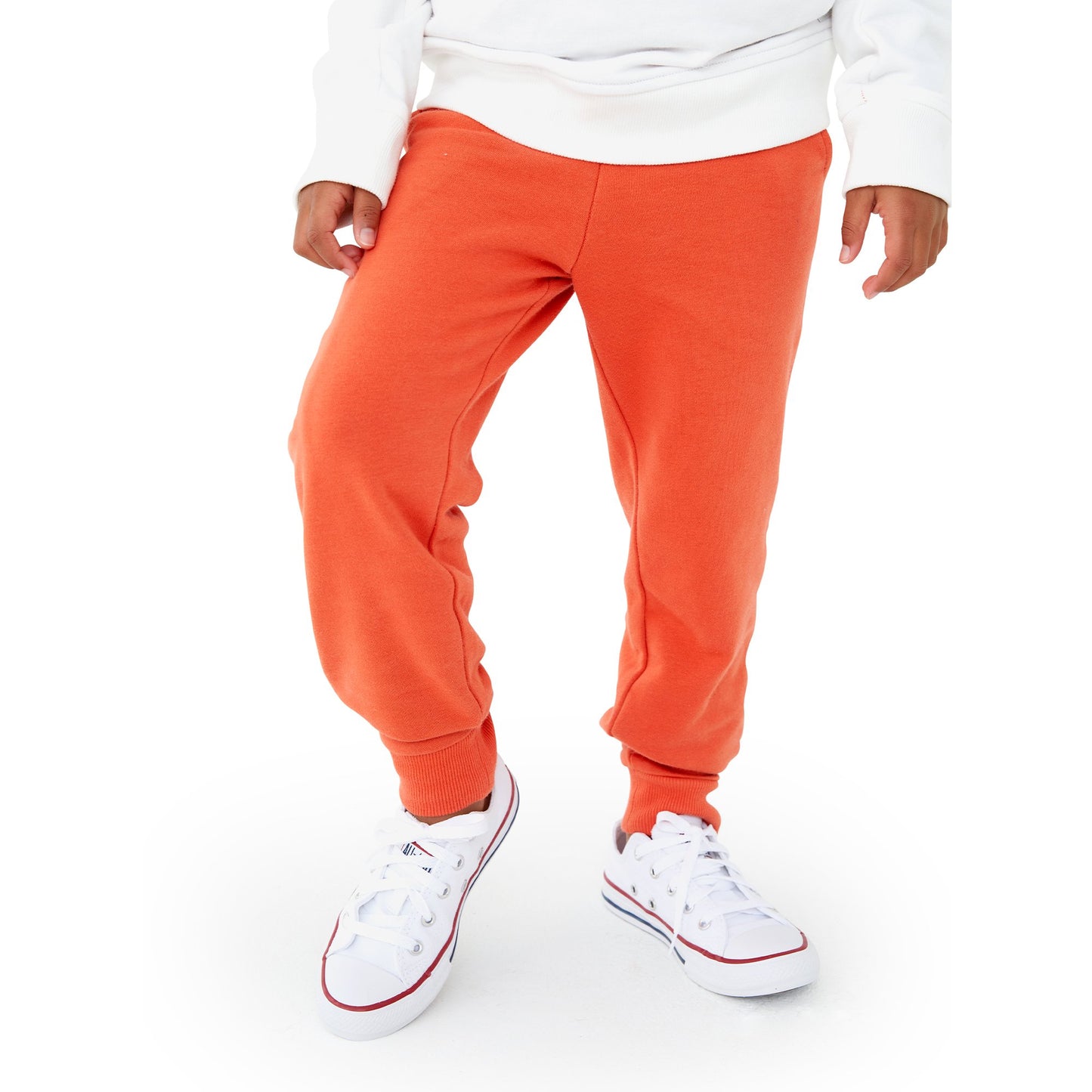 Cubcoats Kids Unisex Joggers Sweat Pants Matching Character Sets Orange Size10