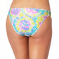 California Waves Women's Strappy Hipster Bikini Swim Bottom Multi Tie Dye Size Small