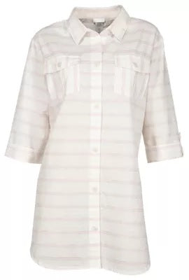 Dotti Women's Radiance Striped Shirtdress White Size Medium