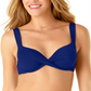 Anne Cole Women's Underwire Twist Front Bikini Swim Top Blue