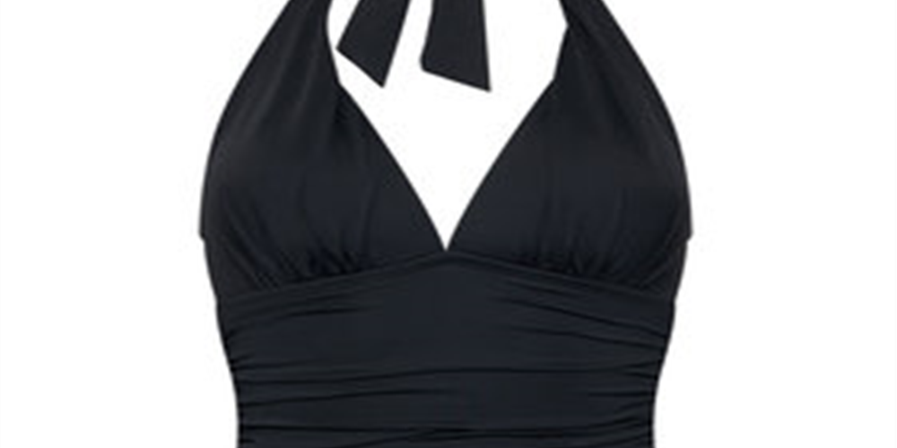 Lauren Ralph Lauren Women's Beach Club Solid Halter Mio On Black 12